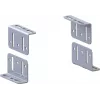 SAFE Universal-Montagebasis für Schiebetorantriebe / Satz von 4 Winkelhalterungen ASM150-2