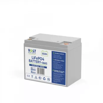 VOLT POLSKA LiFePO4 Batterie 12V 60Ah 60A