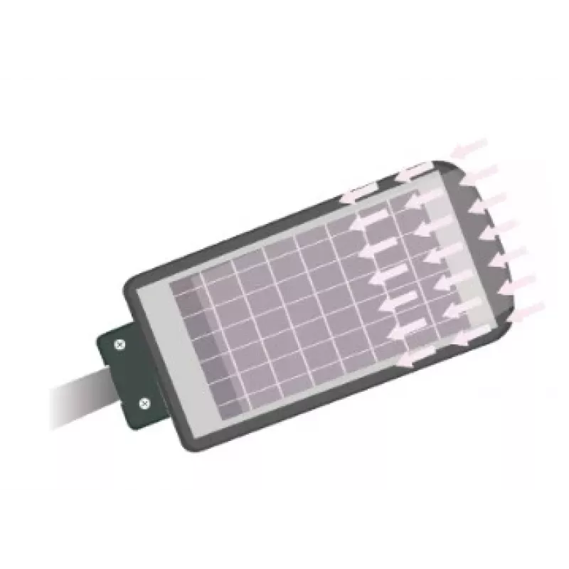 VOLT POLSKA Solarleuchte JOCKER 120 + 12W Panel + Fernbedienung
