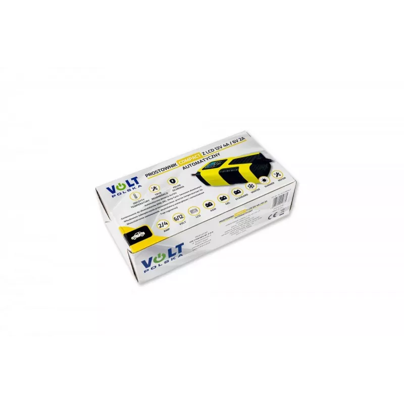 Volt Polska Automatic Battery Charger 12V 4A / 6V 2A LCD