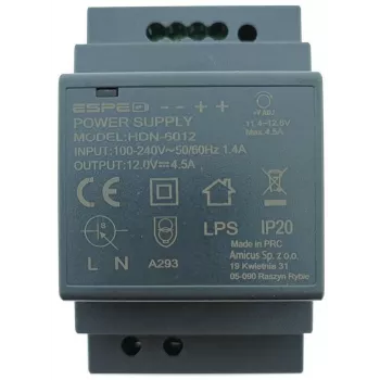 ESPE HDN-6012 DIN Rail Netzteil 12V 54W 4.5A