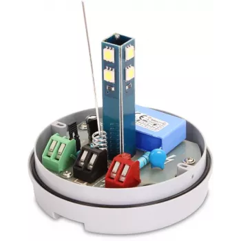 Proxima KOGUT LED-Leuchte mit eingebauter Antenne 433,92 MHz (12-24V AC/DC oder 230V AC) Gelb