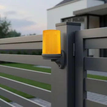 Proxima WALEC.O LED Lampe Orange mit eingebauter Antenne 433,92 MHz (12-24V AC/DC oder 230V AC)