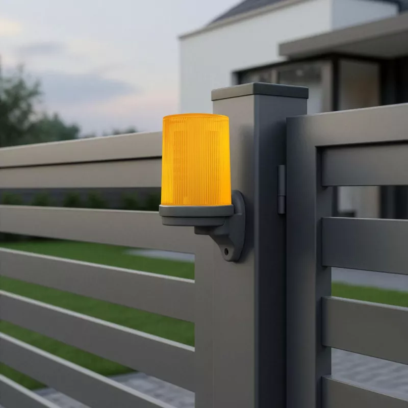 Proxima WALEC.O LED Lampe Orange mit eingebauter Antenne 433,92 MHz (12-24V AC/DC oder 230V AC)