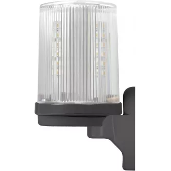 LED-Leuchte Proxima WALEC mit integrierter 868-MHz-Antenne (12-24V AC/DC oder 230V AC) - Weiß, orangefarbenes Licht