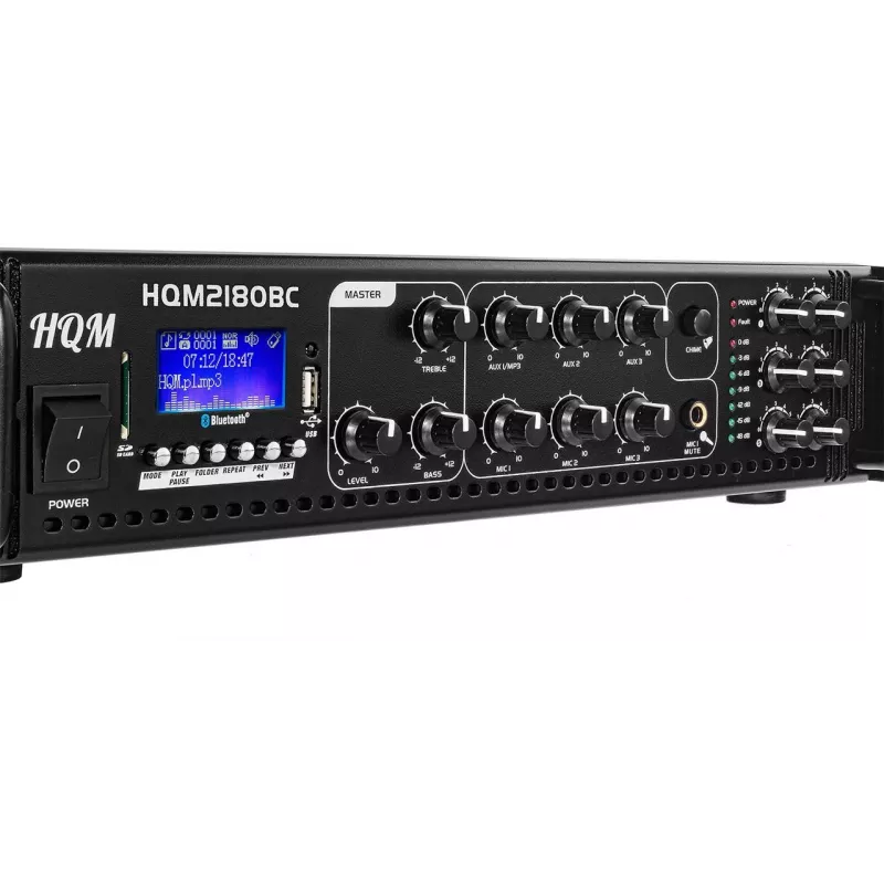 HQM 3407 FM/MP3/BLUETOOTH Radioverstärker 180W