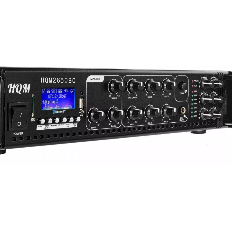HQM HQM2650B FM/MP3/BLUETOOTH Radio Verstärker 650W