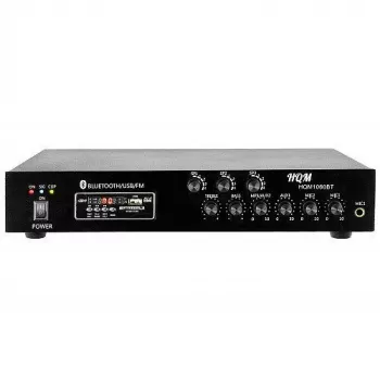 HQM HQM1060BT/S 60W PA-Verstärker mit Bluetooth, USB, SD, FM-Radio