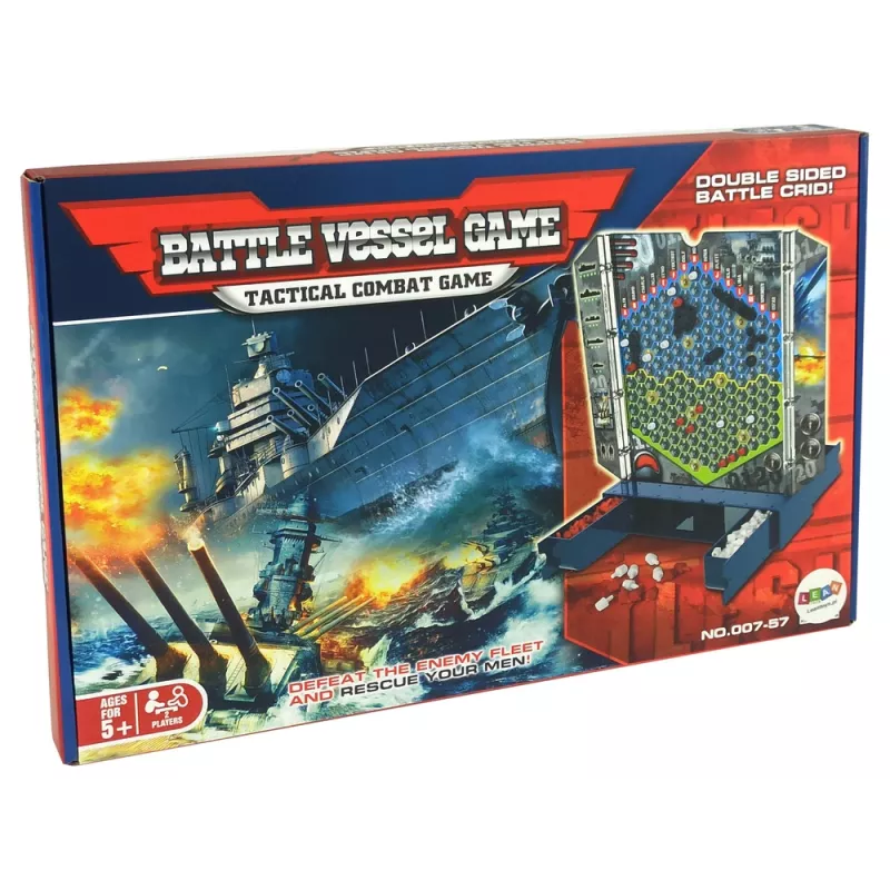 LEAN TOYS Strategiespiel Schiffe versenken