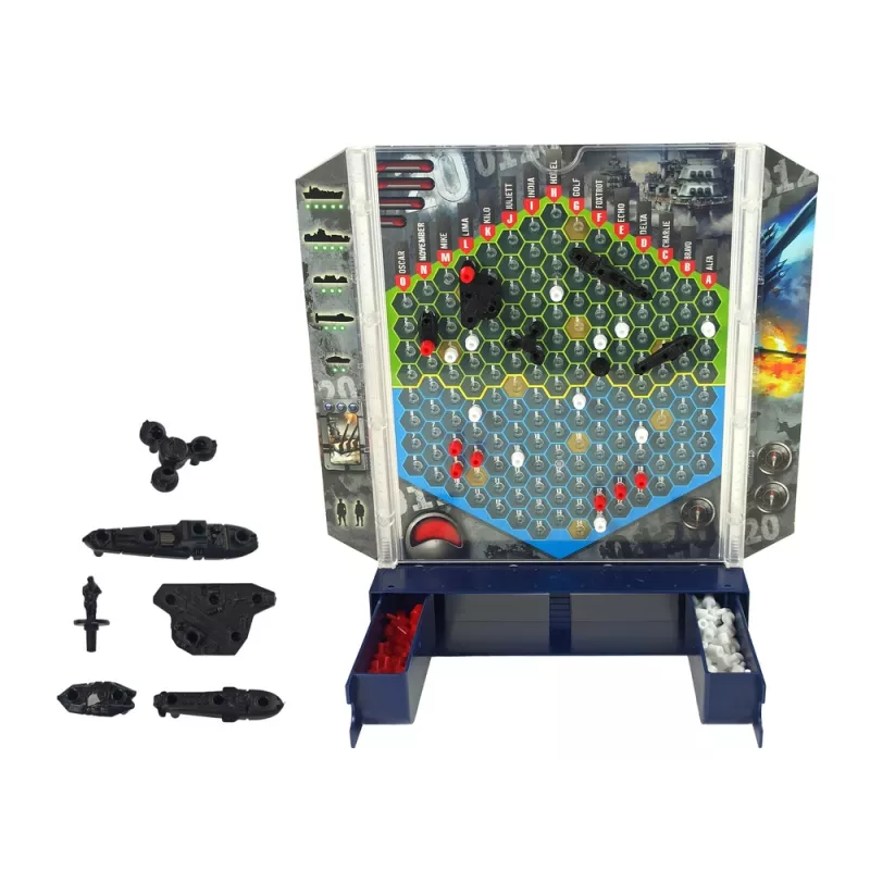 LEAN TOYS Strategiespiel Schiffe versenken