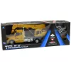 LEAN TOYS Fernbedienter Kran-LKW Pilot 2.4G Lichter Geräusche Gelb