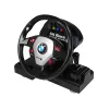 LEAN TOYS Ferngesteuerter BMW M3 Weiß 2.4G Lenkrad-Pilot 1:18 Sound Lichter