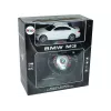 LEAN TOYS Ferngesteuerter BMW M3 Weiß 2.4G Lenkrad-Pilot 1:18 Sound Lichter