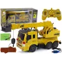 LEAN TOYS ferngesteuerter Kran-LKW 1:20 Lift Crane Pilot 2.4G Sound Lights