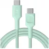 Green Cell PowerStream USB-C auf USB-C Kabel 100W 2m Mintgrün