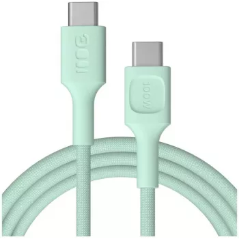 Green Cell PowerStream USB-C auf USB-C Kabel 100W 2m Mintgrün