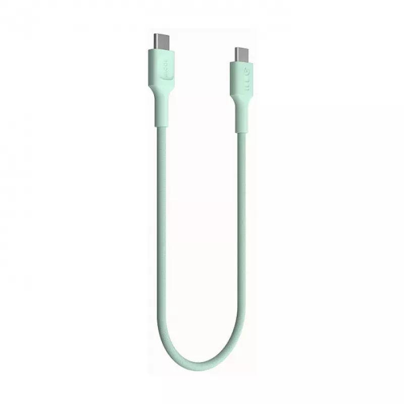Green Cell PowerStream USB-C auf USB-C Kabel 100W 2m Mintgrün