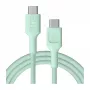 Green Cell PowerStream USB-C auf USB-C Kabel 100W 2m Mintgrün
