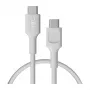 Green Cell PowerFlex USB-C auf USB-C Kabel 100W PD Schnellladung 0,3m Weiß