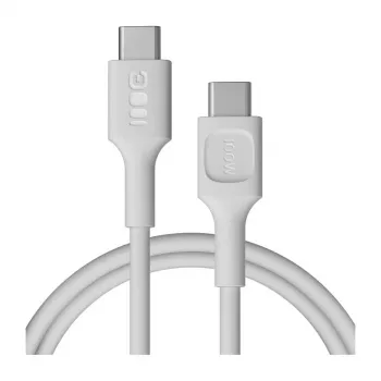 Green Cell PowerFlex Fast Charging USB-C to USB-C Kabel 100W Weiß 1,2m