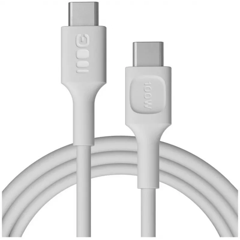 GREEN CELL PowerFlex USB-C auf USB-C Kabel 2m 100W PD Schneeweiß