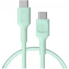 Green Cell PowerFlex Fast Charging USB-C to USB-C Kabel 100W 0,3m Mintgrün