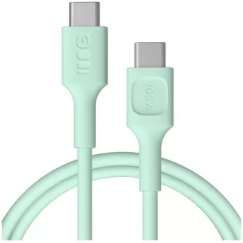 Green Cell PowerFlex Fast Charging USB Type-C auf USB Type-C Kabel 100W Mintgrün 1,2m