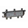 CORAB 6-fach TV/SAT Signalverteiler 5-2400 MHz mit DC-Durchlass