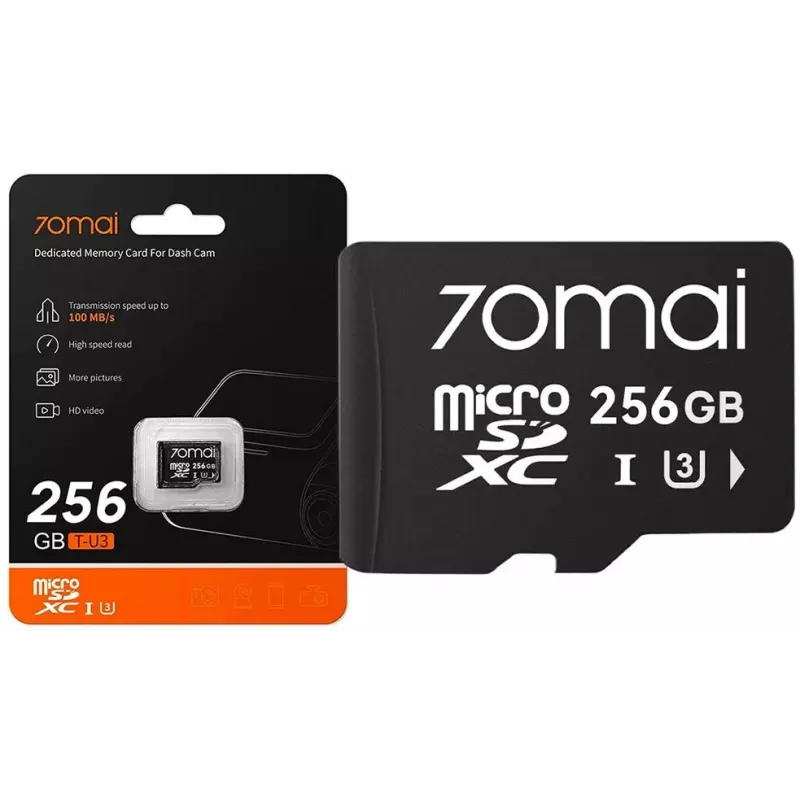70mai X800 Omni 4K Dashcam Schwarz + 256GB SD-Karte