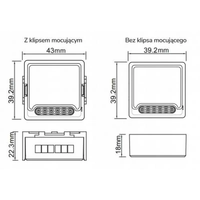 OXT Mini WiFi Relaismodul 3-Kanal Tuya T223