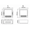 OXT Mini Relaismodul 2-Kanal ohne Neutralleiter ZigBee TUYA T272