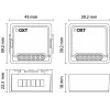 OXT T260P 1-Kanal 16A Smart-Relais-Modul mit Leistungsüberwachung, ZigBee 3.0, Tuya-kompatibel