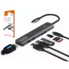 ZENWIRE BS-HC703 USB-C 7-in-1 Hub Adapter mit HDMI 4K, USB 3.0, SD-Kartenleser, Power Delivery 100W, Space Gray