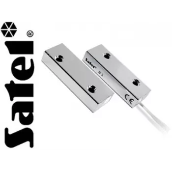 SATEL B-3 Oberflächenmontierter Magnetkontakt (Metall) - NC, IP67, 1 m Kabel