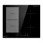 AMZCHEF CE-FS-I72S-FFDD07 4-Zonen Induktionskochfeld 7200W Schwarz Einbau