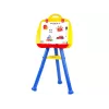 LEAN TOYS Stehendes magnetisches Whiteboard 1200x900mm doppelseitig 360° drehbar