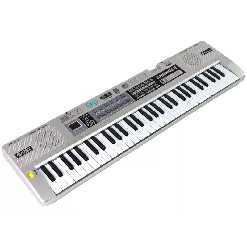 LEAN TOYS Keyboard MQ-6110 Mikrofon Orgel 61 Tasten