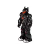 LEAN TOYS Interaktiver Roboter mit Gehfunktion, Sound und Licht, Schwarz
