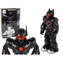 LEAN TOYS Interaktiver Roboter mit Gehfunktion, Sound und Licht, Schwarz