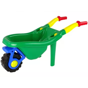 HEMAR Große farbige Gartenschubkarre Grün
