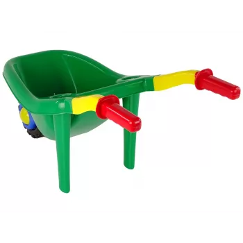 HEMAR Große farbige Gartenschubkarre Grün