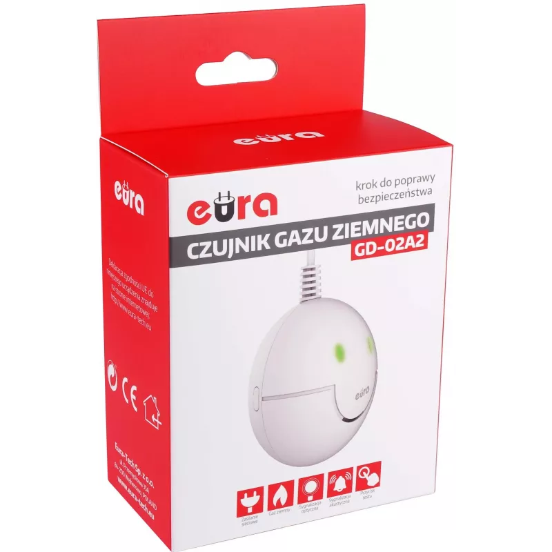 EURA GD-02A2 Gas Detector for Natural Gas and LPG