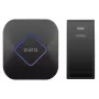 EURA WDP-83H2 JAZZ Funk-Türklingel-Set, batteriefreier Sender, Schwarz