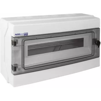 ELEKTRO-PLAST OPATÓWEK Hermetischer Modularer Verteiler (500V AC, 1000V DC) 1x18 Aufputz (N+PE) IP65 RH-18