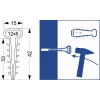 Quick Mount Clip - Flat USMP-3 Elektro-Plast Opatówek 600 Stk. BOX 16.23