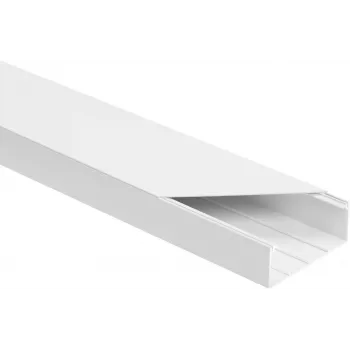STASIŃSKI LS 90x40 Elektro-Installationskanal-Set Weiß 2m (8er-Pack)