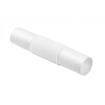 STASIŃSKI ZCL-25 Weißer flexibler Elektroinstallationsrohrverbinder, gerade oder abgewinkelt, 25 mm, 100er-Pack