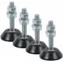 IVENSIS ISA08 Anti-Vibrationsfüße Set mit 4 Stück