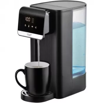 Adler AD 1357 Wasserkocher 1,7L 2200W Edelstahl Silber/Schwarz