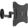 OPTICUM Flexi Twin Vollbewegliche TV-Wandhalterung für 17-42 Zoll Bildschirme, Schwarz, 25 kg Tragfähigkeit